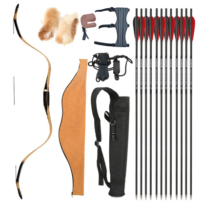AF Mong Yuan Traditional Recurve Bow Handmade Archery 20-50lbs