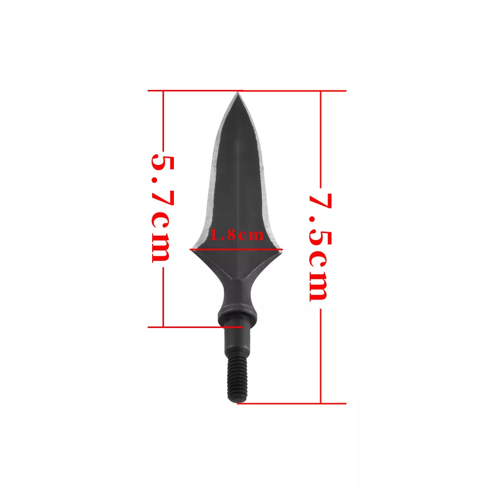 AME ARCHERY 200gr Arrowheads Hunting Broadheads Blade Tips 12pcs