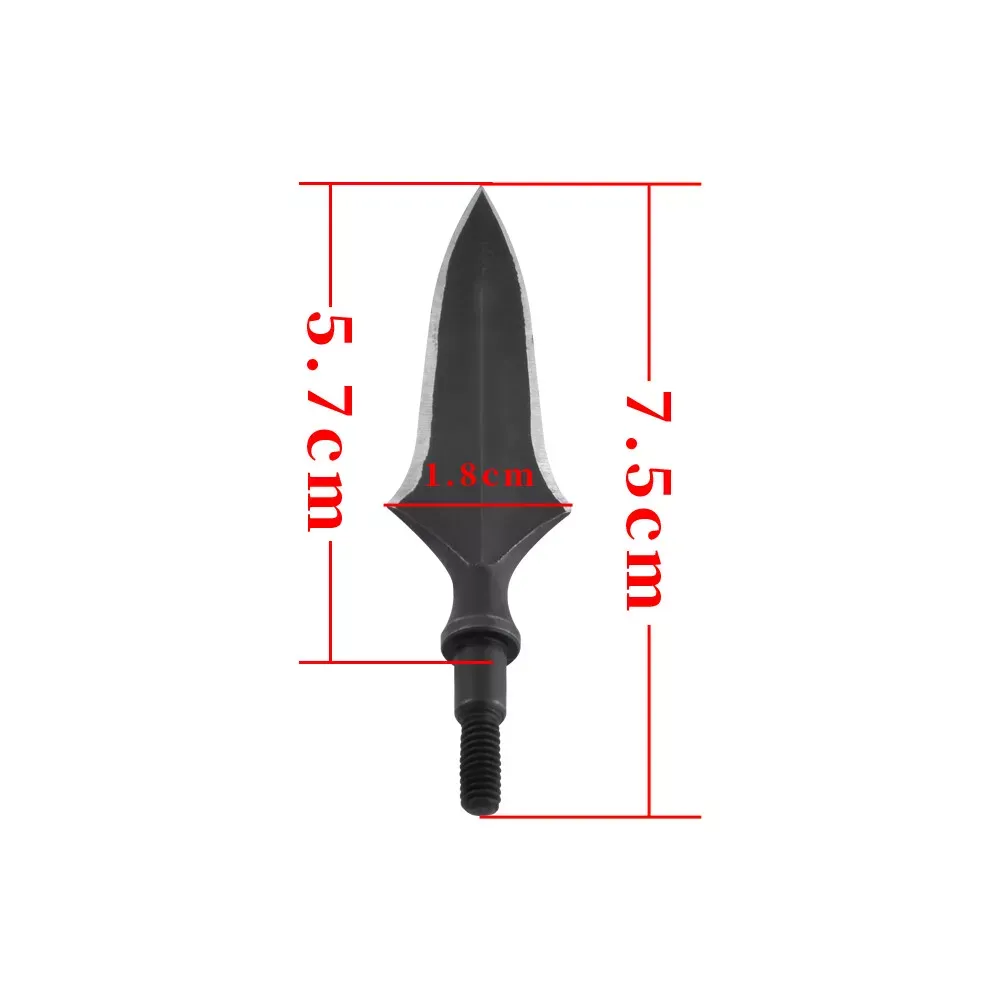 AME ARCHERY 200gr Arrowheads Hunting Broadheads Blade Tips 12pcs