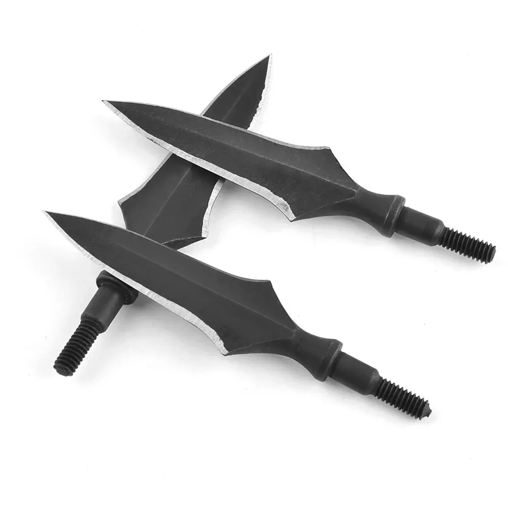 AME ARCHERY 200gr Arrowheads Hunting Broadheads Blade Tips 12pcs