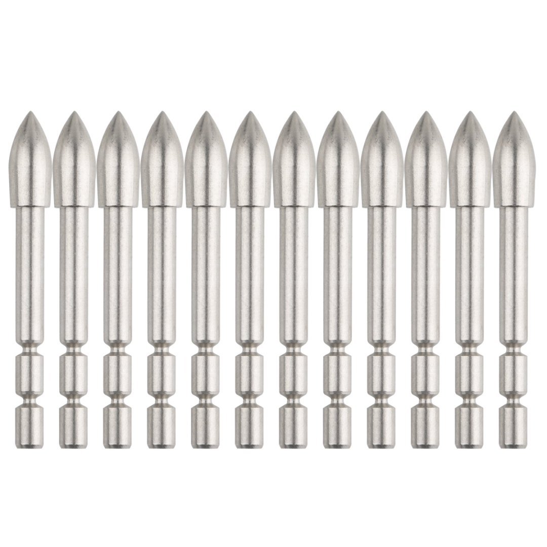 AME ARCHERY 4.2mm Stainless Steel Arrowheads(12pcs)