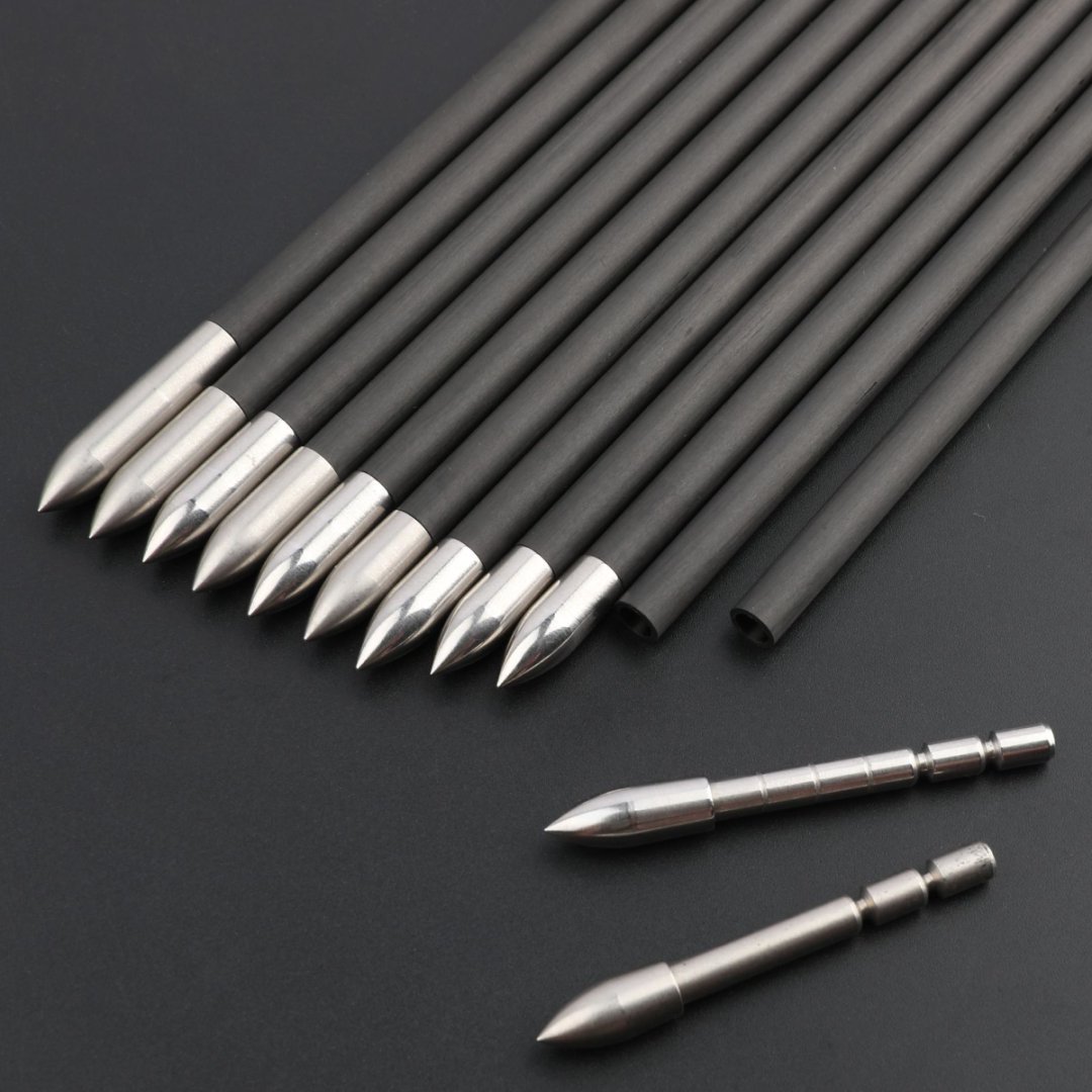 AME ARCHERY 4.2mm Stainless Steel Arrowheads(12pcs)