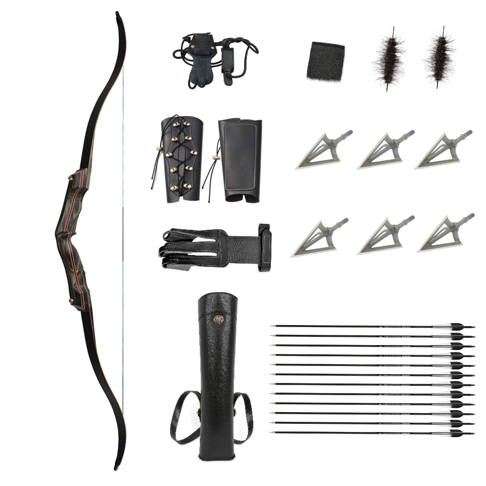 AME ARCHERY 62" Takedown Recurve Bow 30-60lbs 