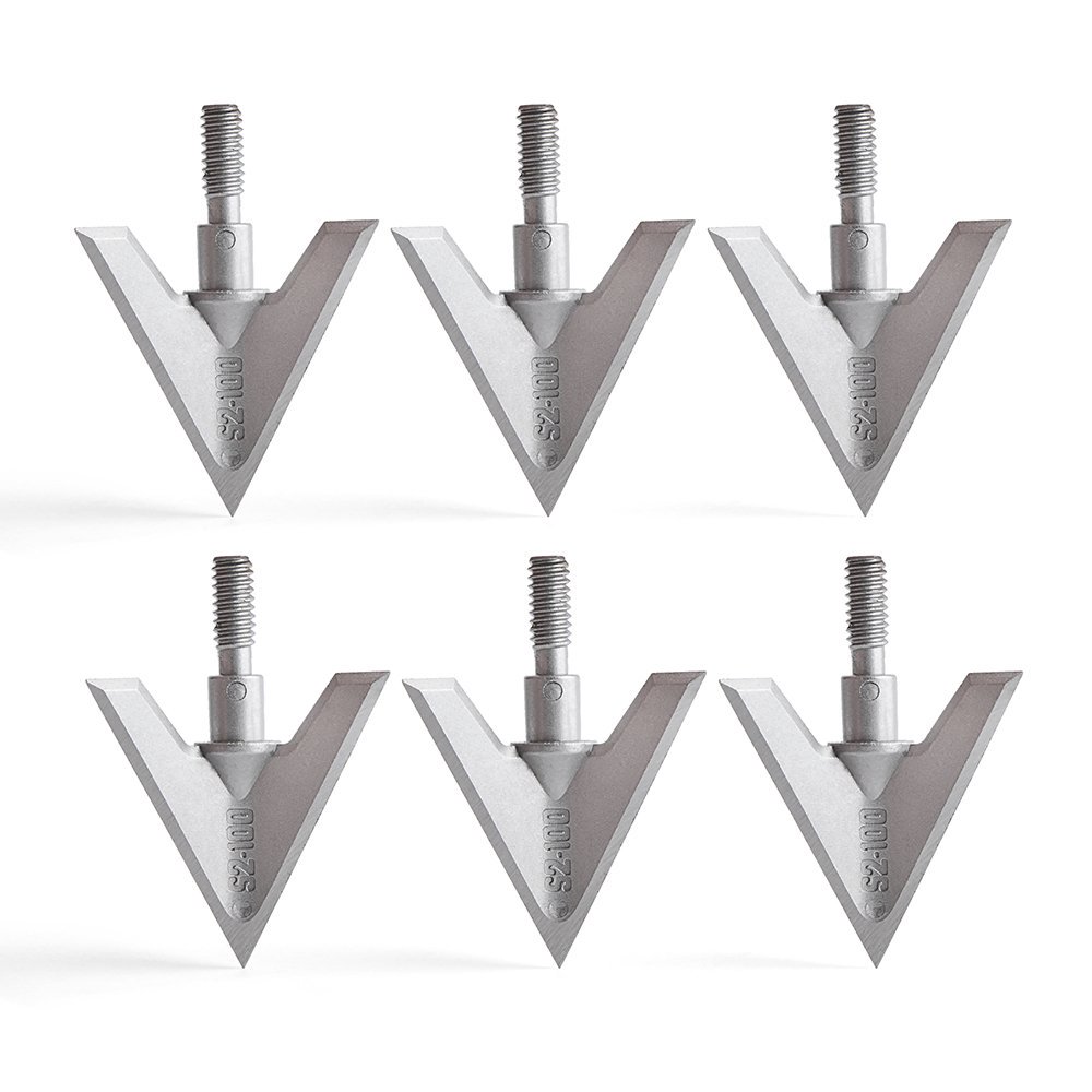 AME ARCHERY S2/S3 aluminum alloy blade arrowheads 12pcs