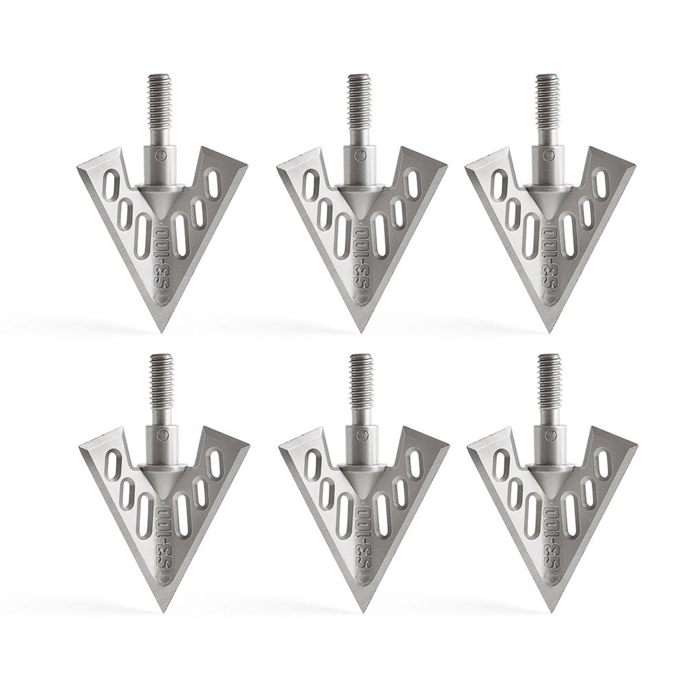 AME ARCHERY S2/S3 aluminum alloy blade arrowheads 12pcs