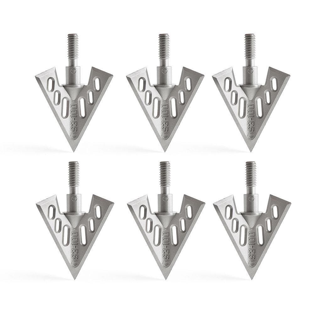 AME ARCHERY S2/S3 aluminum alloy blade arrowheads 12pcs