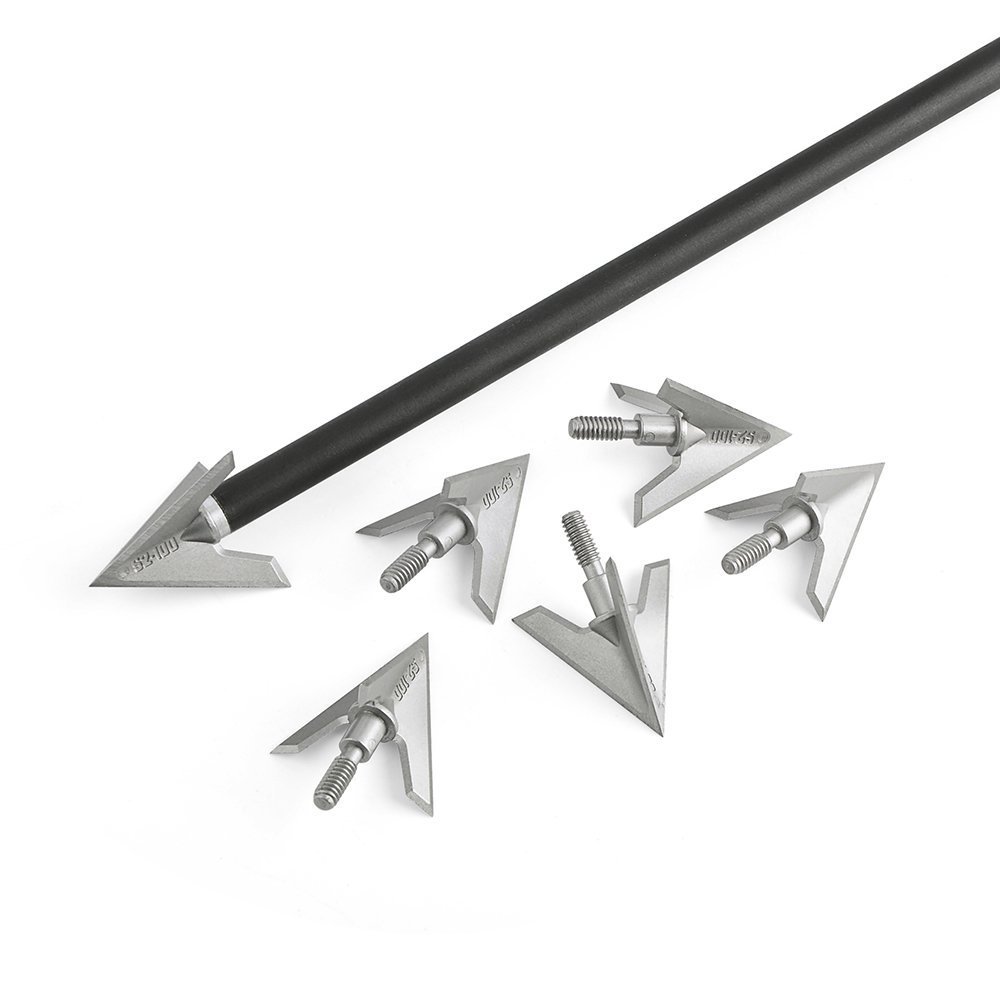 AME ARCHERY S2/S3 aluminum alloy blade arrowheads 12pcs