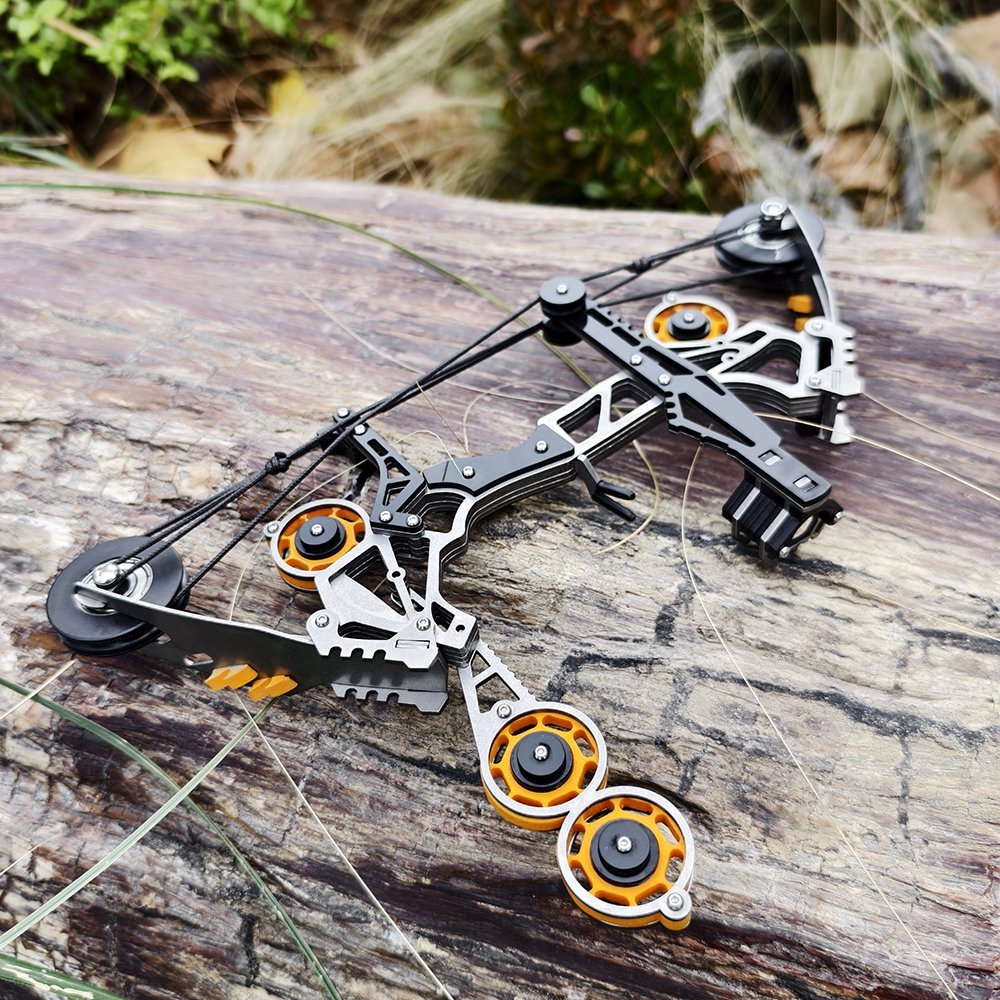 AME ARCHERY T-ONE 11" Mini Compound Bow Arrows Set 10lbs Toy Bow