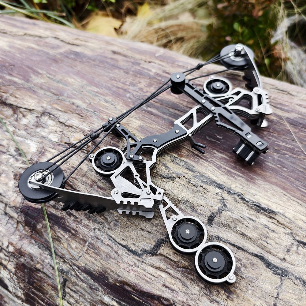 AME ARCHERY T-ONE 11" Mini Compound Bow Arrows Set 10lbs Toy Bow