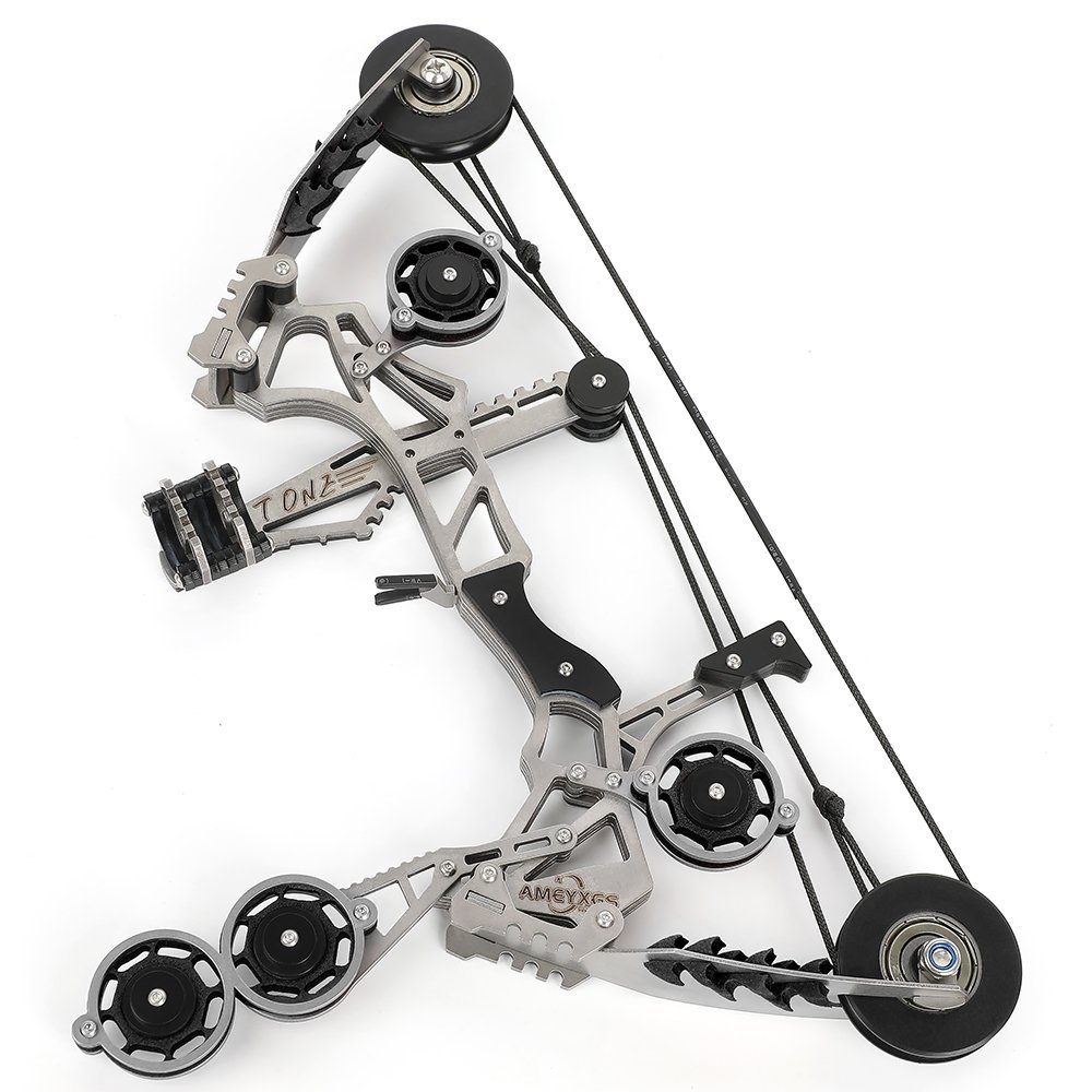 AME ARCHERY T-ONE 11" Mini Compound Bow Arrows Set 10lbs Toy Bow