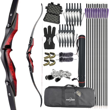 AME Archery 20-50lbs Recurve Bow Target Shooting