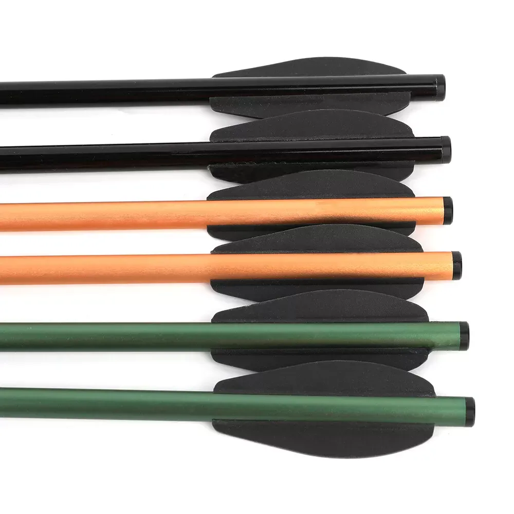 AME Archery 6.3'' Crossbow Bolts Aluminum Arrows Screw-in Blade Broadheads 