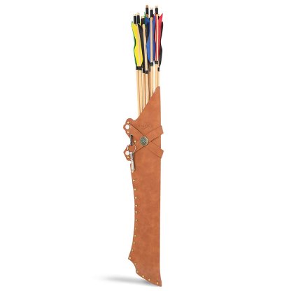 AME Archery Arrow Quiver Leather Bag Holder Hip Waist 