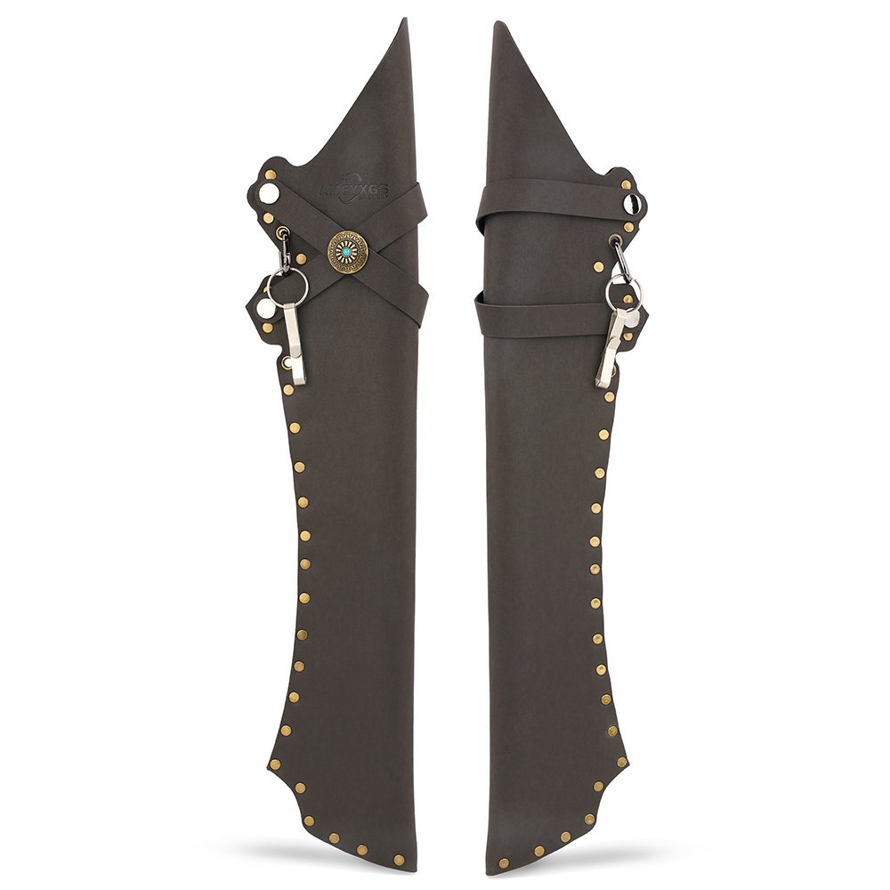 AME Archery Arrow Quiver Leather Bag Holder Hip Waist 