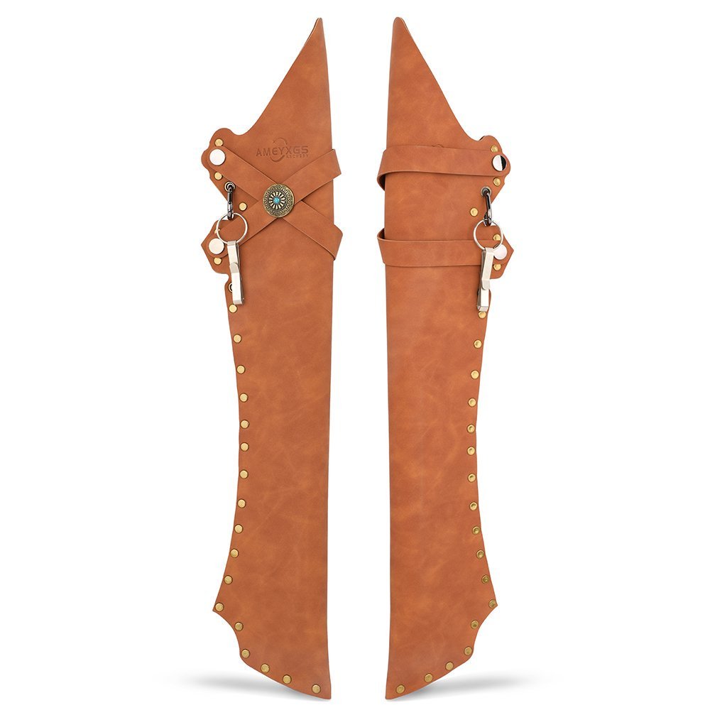 AME Archery Arrow Quiver Leather Bag Holder Hip Waist 