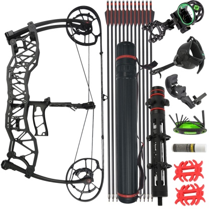 AME  Archery Compound Bow 40-60lbs Target Kit Hunting