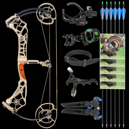 AME Archery Compound Bow 40-75lbs Target Kit Shooting