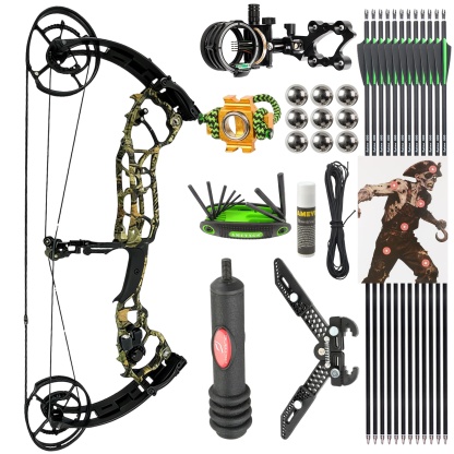 AME Archery Compound Bow 50-70lbs Target Kit Hunting