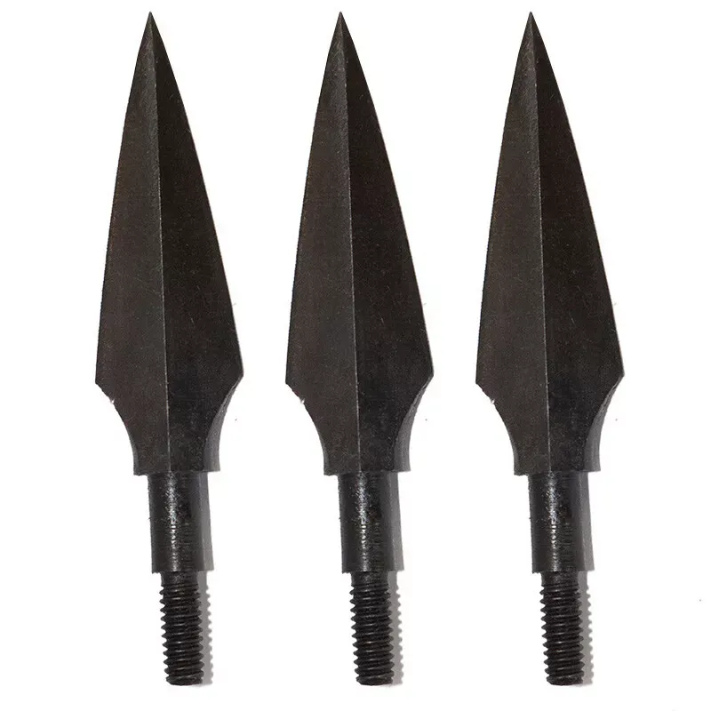 AME  Archery Hunting Arrowheads 150gr Broadheads Screw Points 12PCS