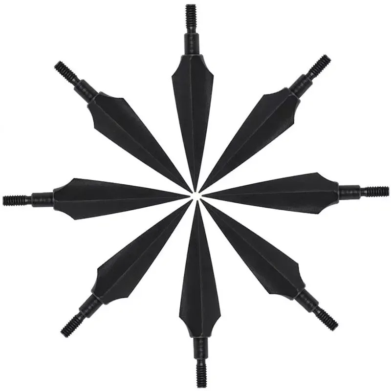 AME  Archery Hunting Arrowheads 150gr Broadheads Screw Points 12PCS