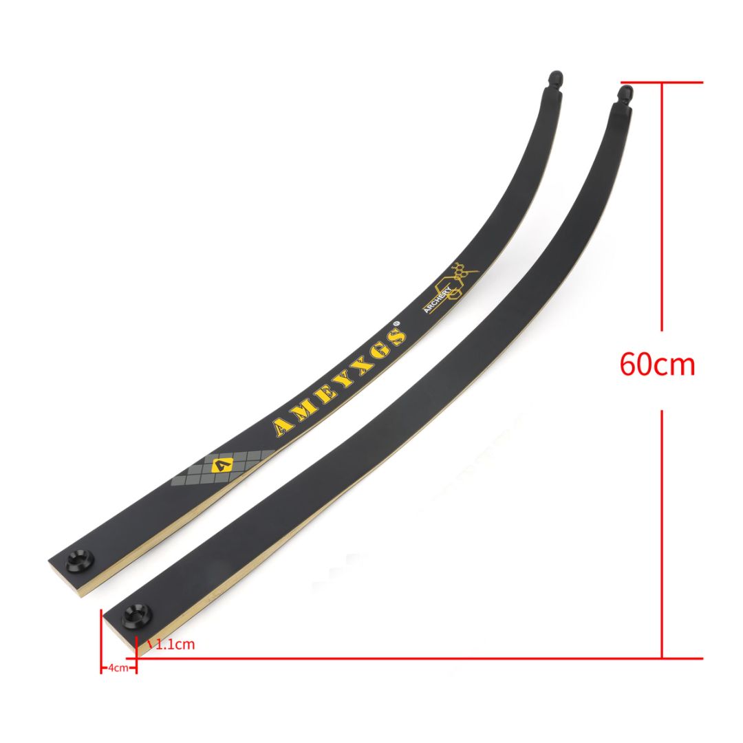 AME Archery Recurve Bow Limbs 14-40lbs 66''68''70''  Bamboo Core 