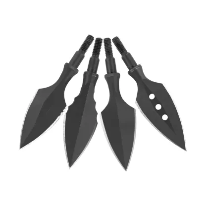AME Archery Traditional Broadheads Blade Arrowheads Screw Points Tips 12PCS