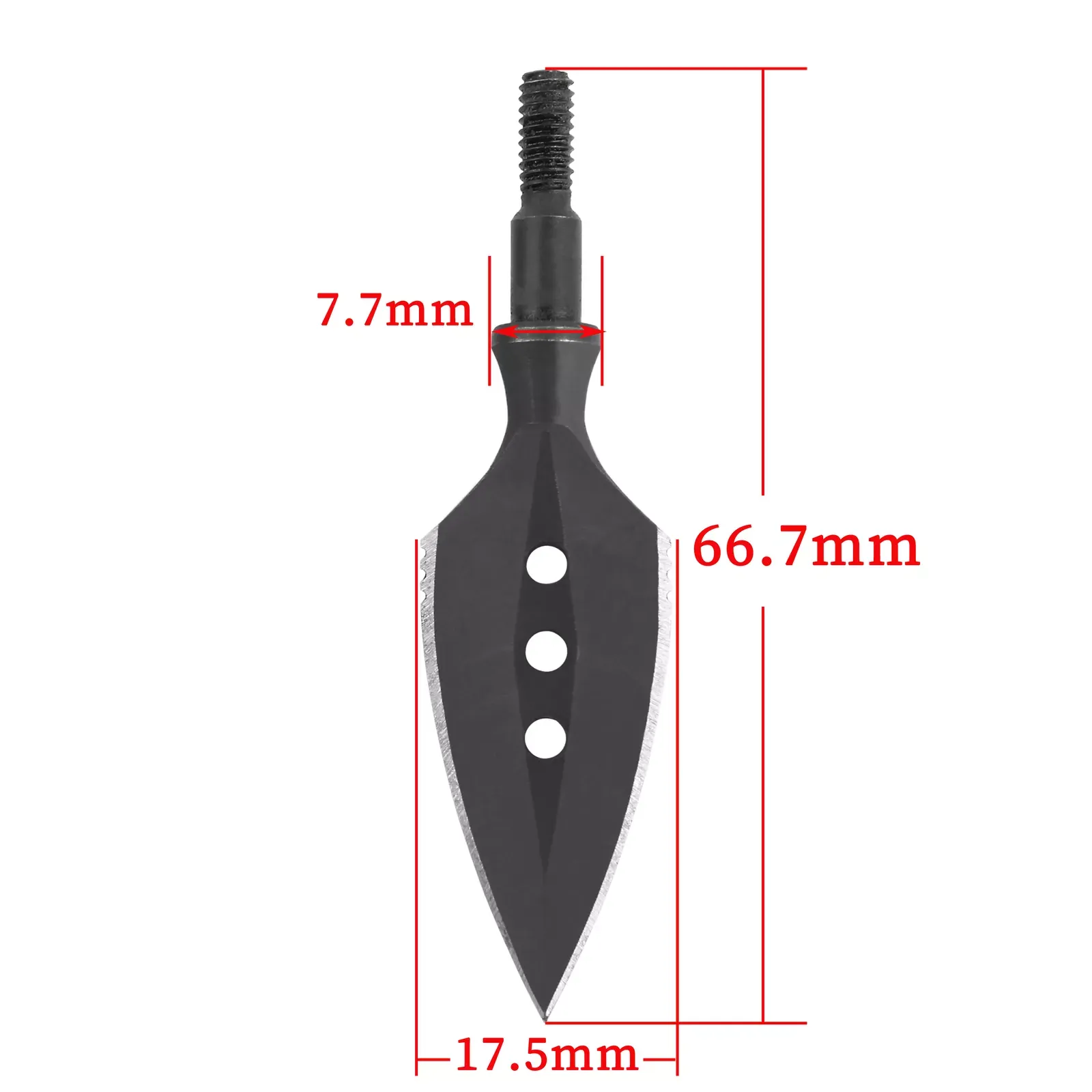 AME Archery Traditional Broadheads Blade Arrowheads Screw Points Tips 12PCS