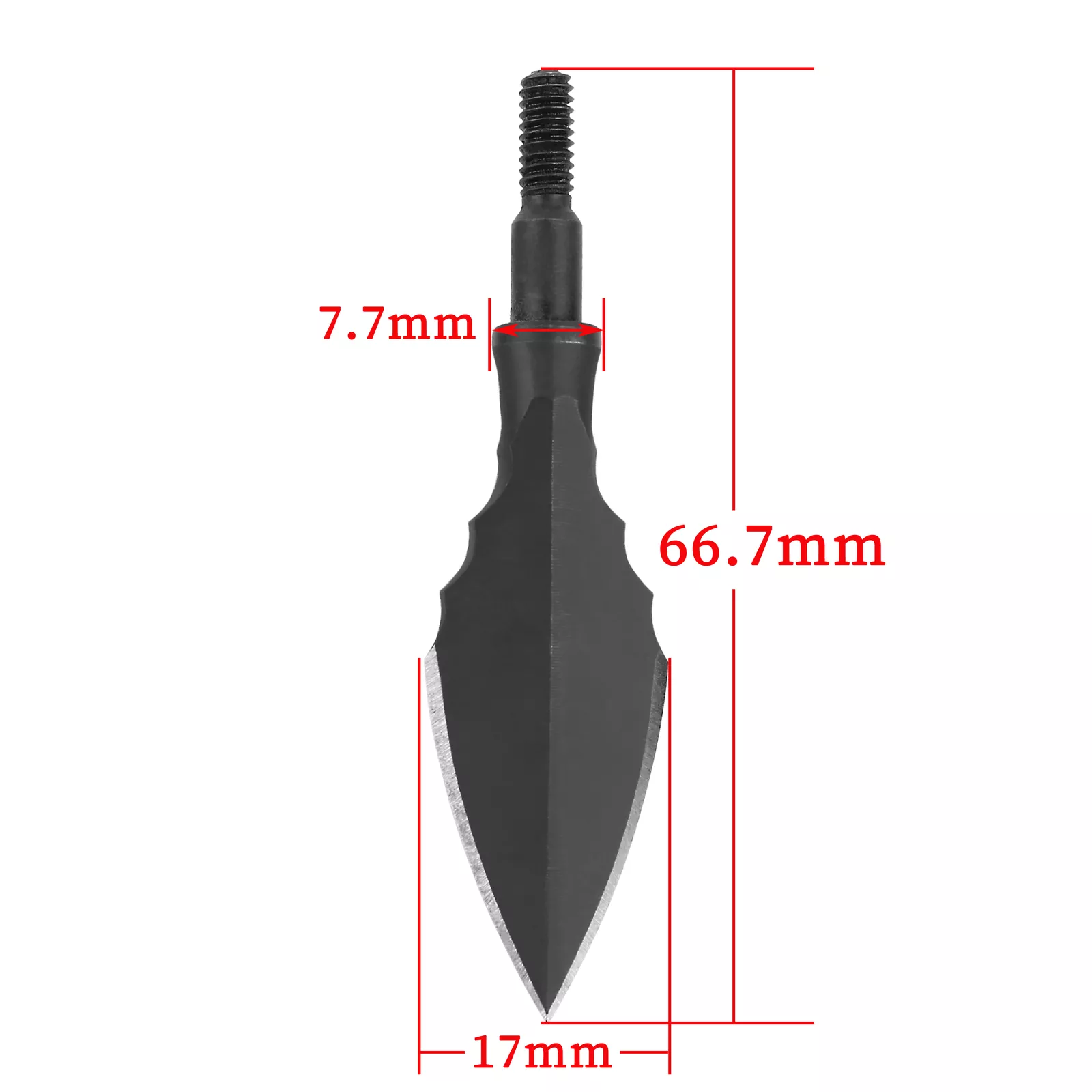 AME Archery Traditional Broadheads Blade Arrowheads Screw Points Tips 12PCS