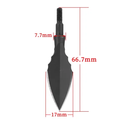 AME Archery Traditional Broadheads Blade Arrowheads Screw Points Tips 12PCS