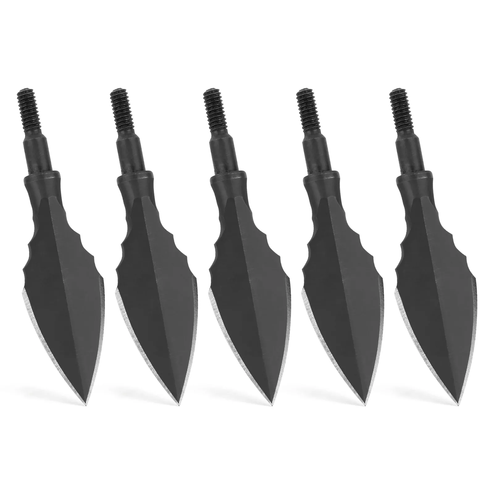 AME Archery Traditional Broadheads Blade Arrowheads Screw Points Tips 12PCS