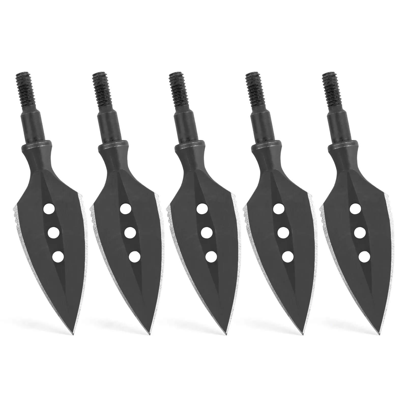 AME Archery Traditional Broadheads Blade Arrowheads Screw Points Tips 12PCS
