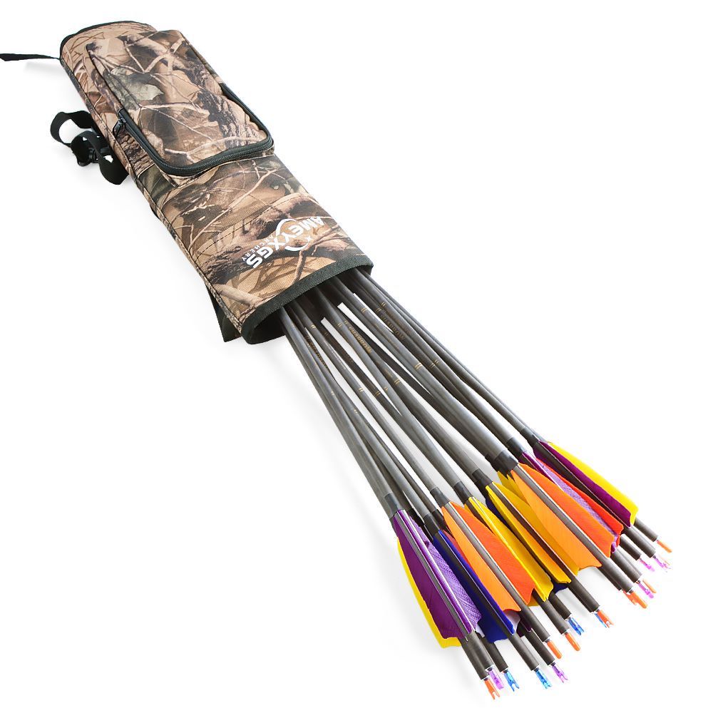 AME archery arrow back quiver for hunting shooting