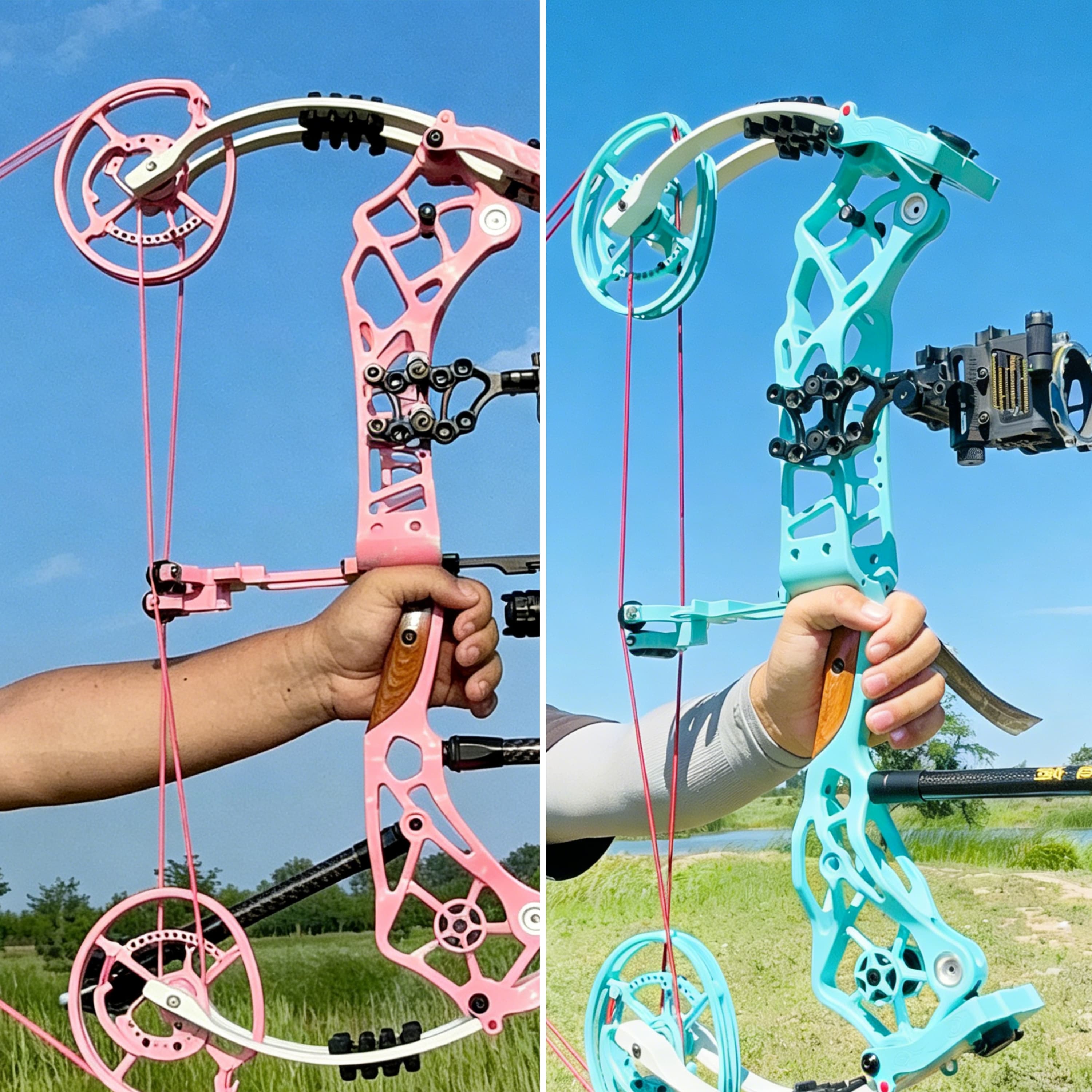 AME Archery Compound Bow 40-75lbs Target Kit Shooting