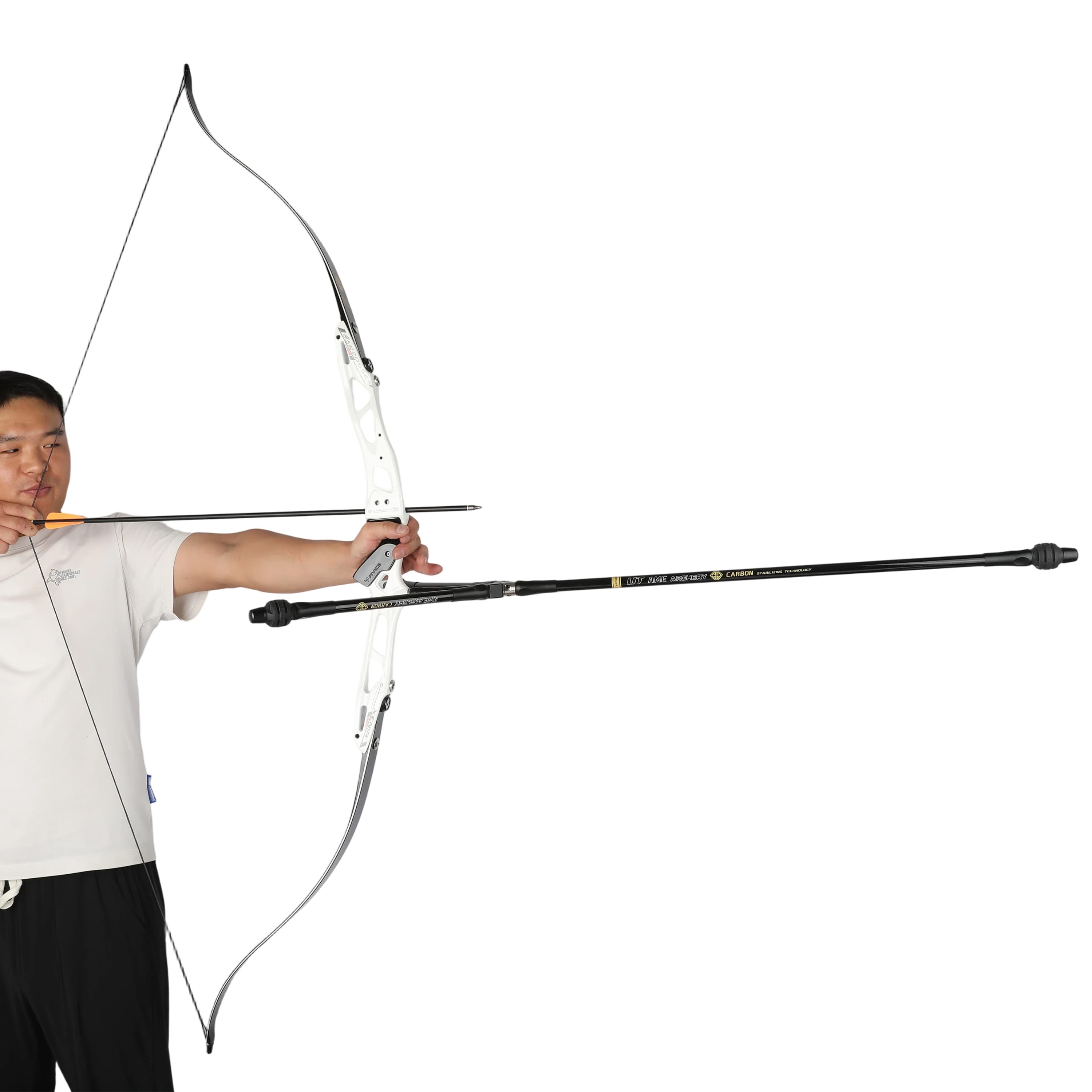 AMEYXGS ARCHERY 3K Carbon Recurve Bow Stabilizer Damper Target