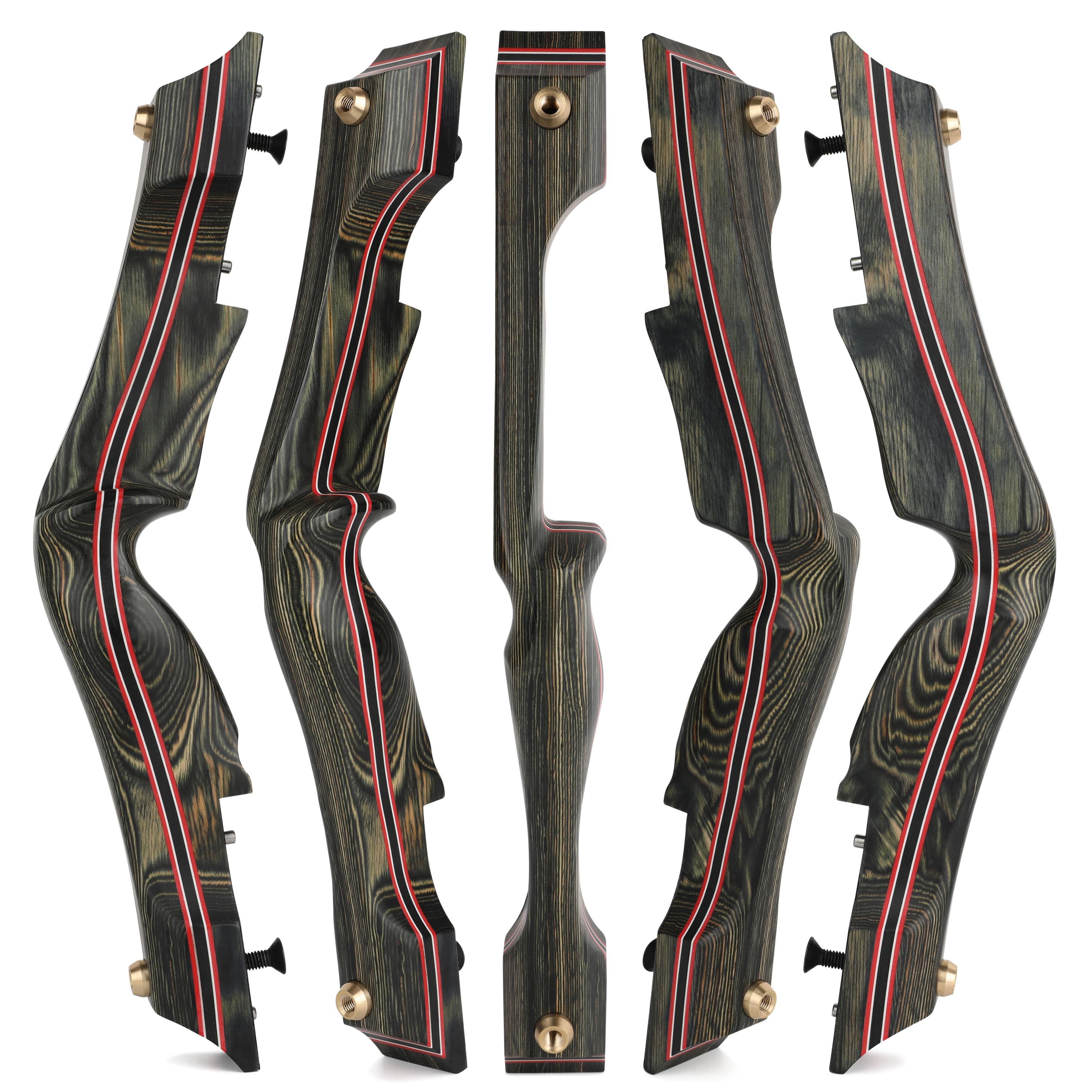 62" Traditional Recurve Bow Set 30-60lbs Archery Takedown Bow