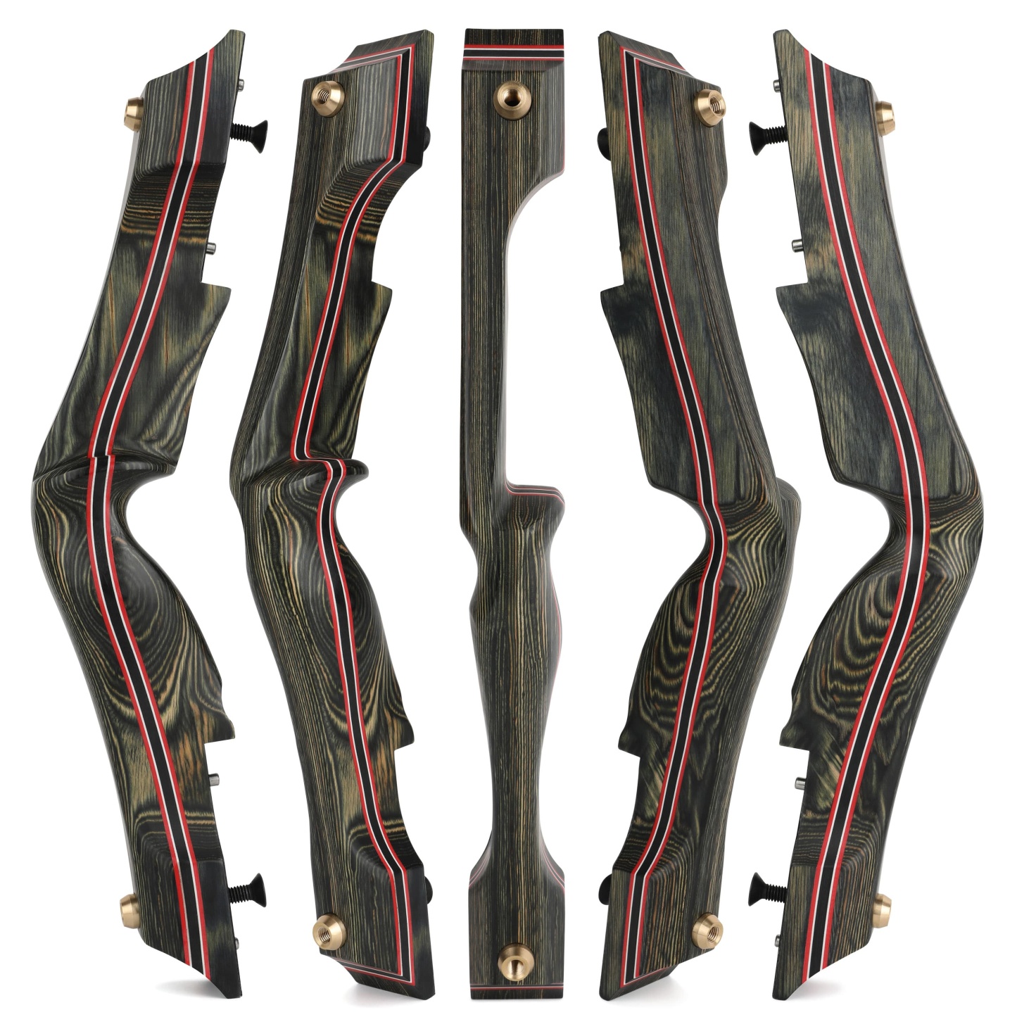 62" Traditional Recurve Bow Set 30-60lbs Archery Takedown Bow
