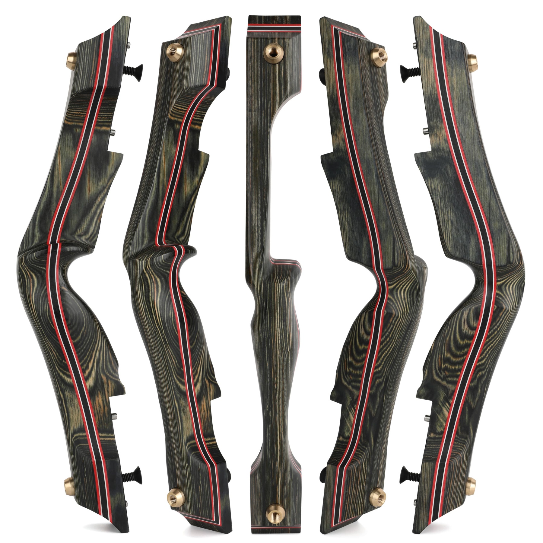 62" Traditional Recurve Bow Set 30-60lbs Archery Takedown Bow