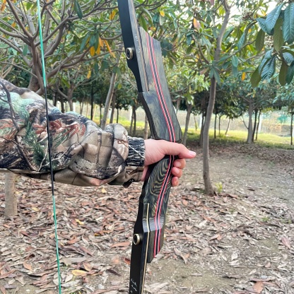 62" Traditional Recurve Bow Set 30-60lbs Archery Takedown Bow