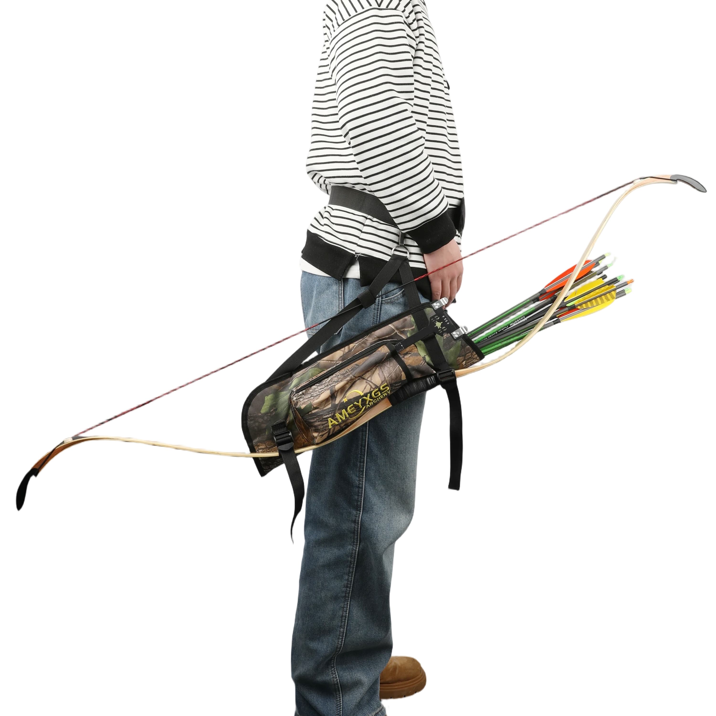 AMEYXGS Oxford Cloth Arrow Quiver Waist Back Holde CJ-1