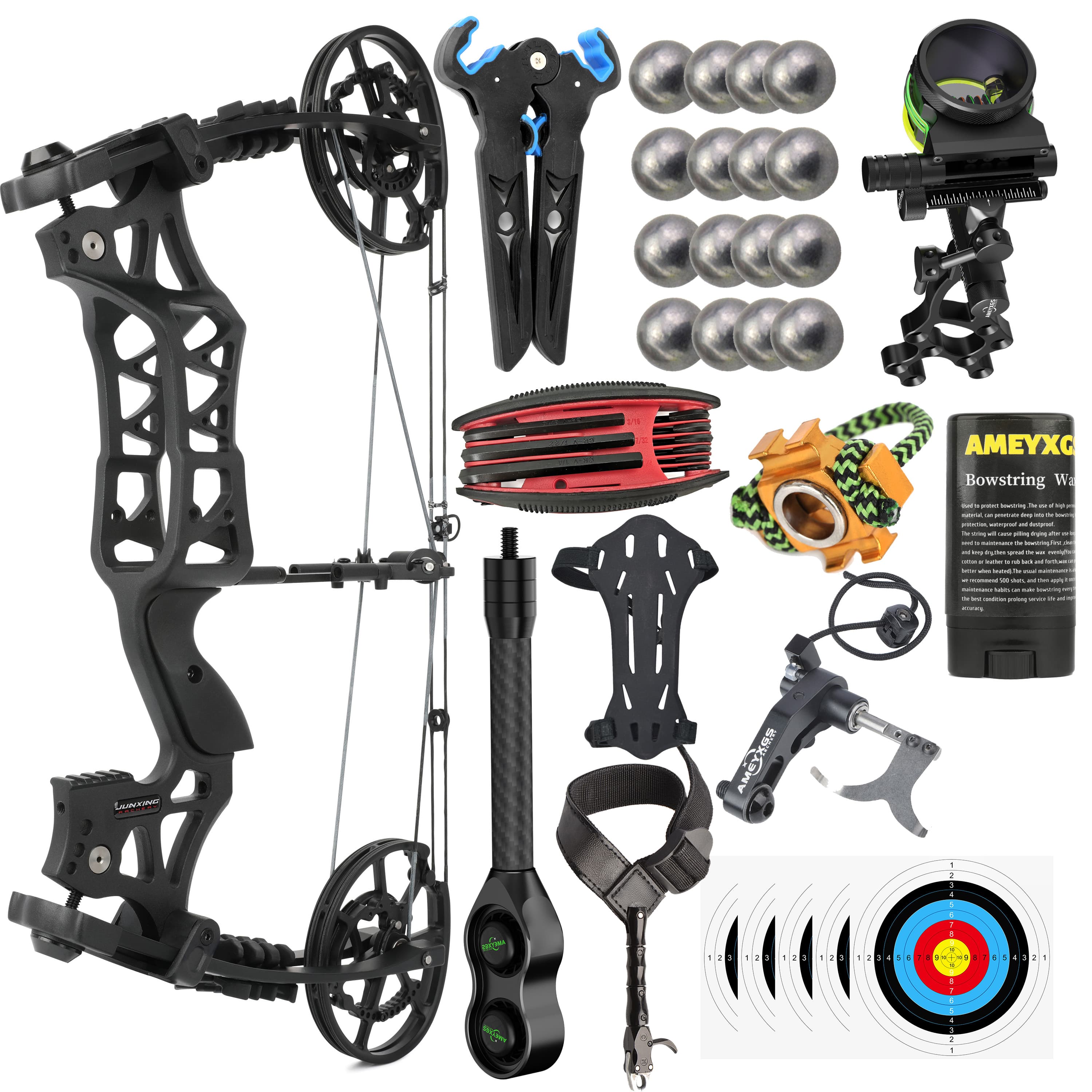 Archery 40-70lbs Compound Bow Set Shooting Target Hunting