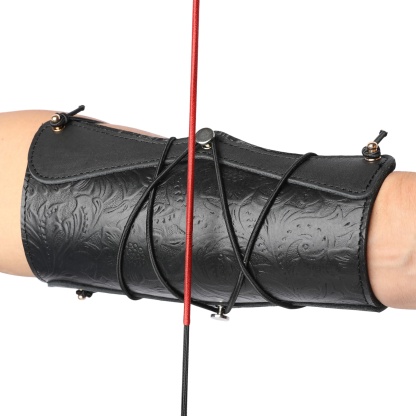 Archery Arm Guard Arrow Quiver Synthetic Leather Protective Shooting
