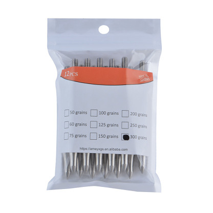 Archery Broadhead 100-300gr Arrowhead Field Screw Point Target 12X 