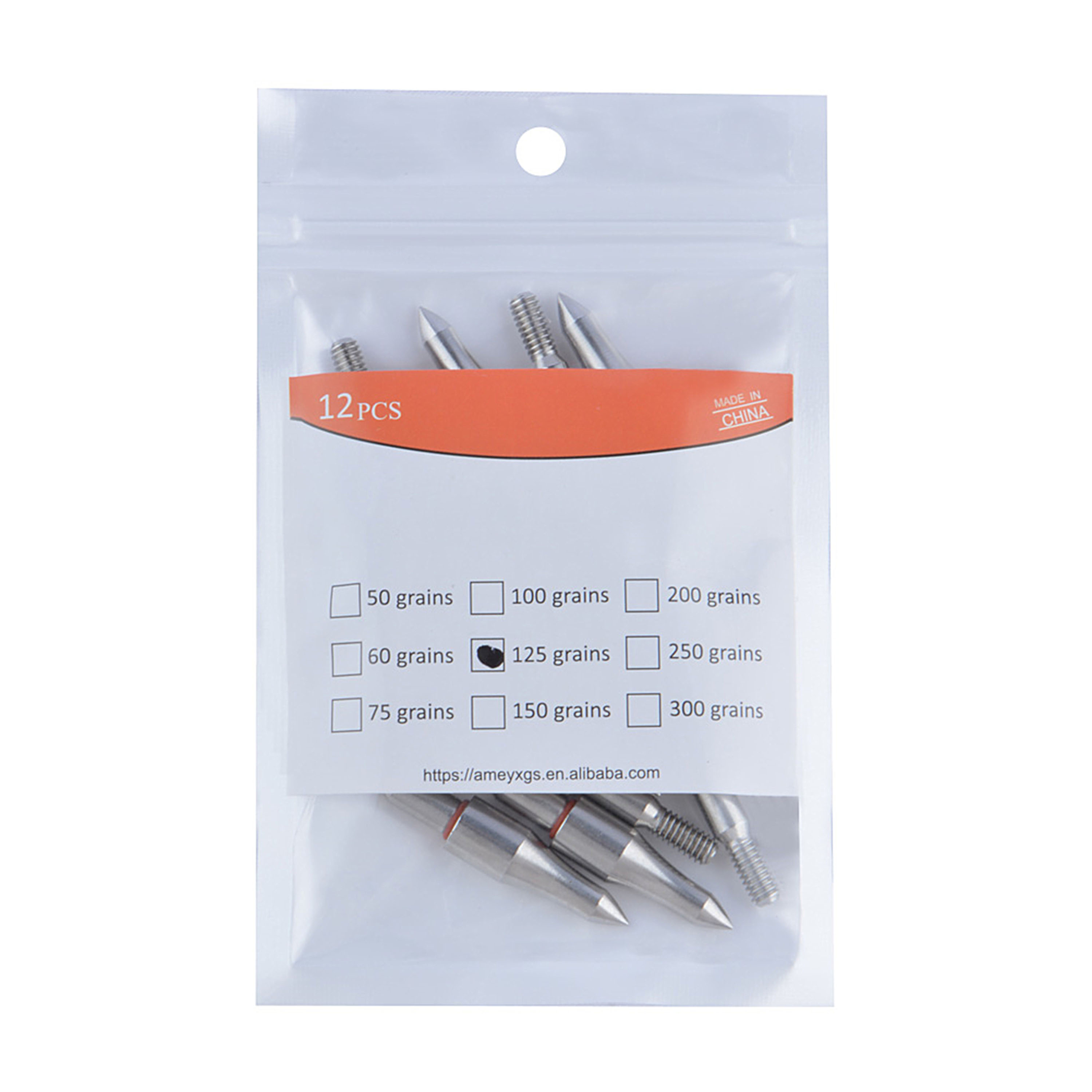 Archery Broadhead 100-300gr Arrowhead Field Screw Point Target 12X 
