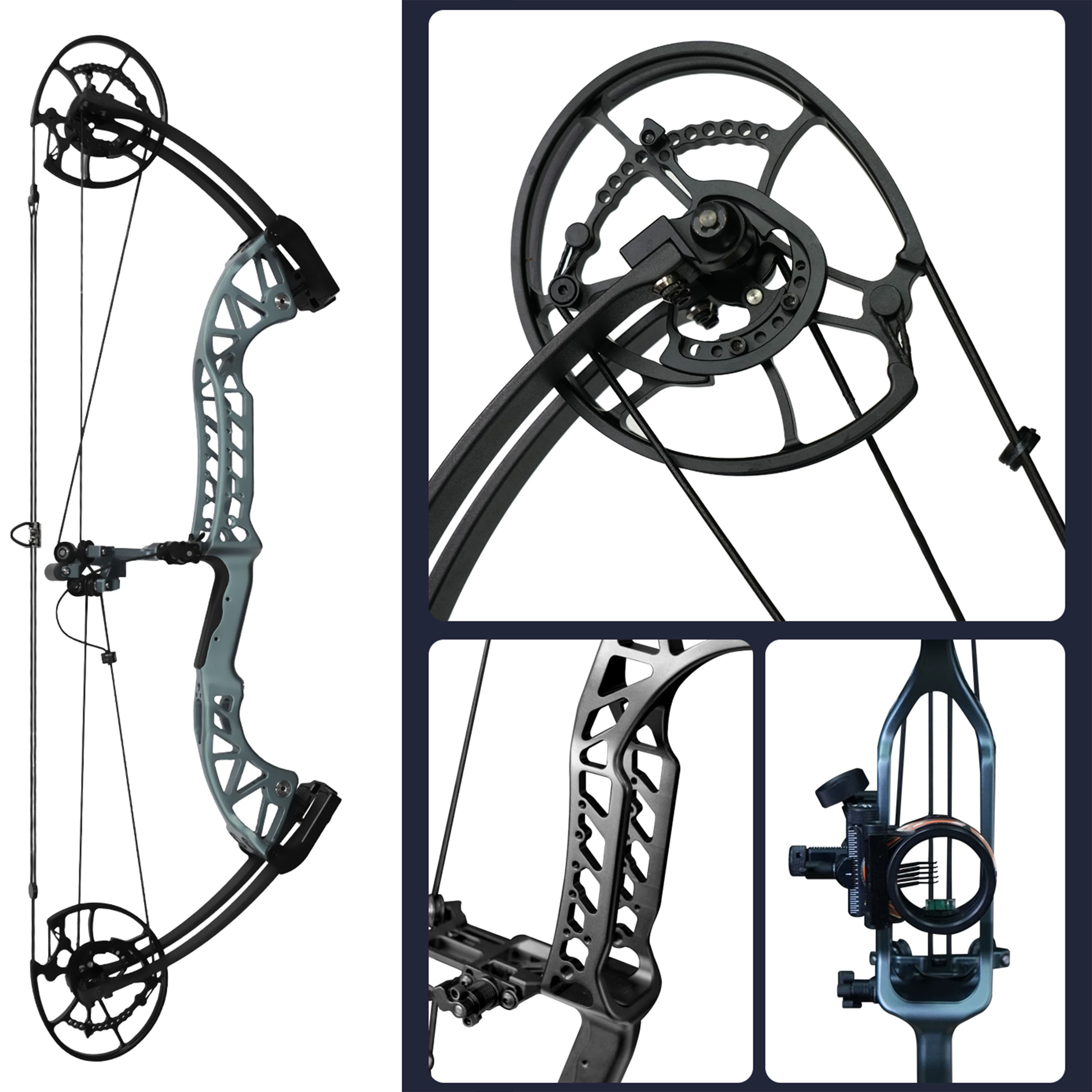 Compound Bow 340 FPS for Target Shooting 30-65Lbs Bow Archery