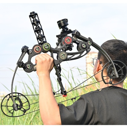 Archery Hunting Compound Bow Set 40-65lbs Bow Steel Ball 
