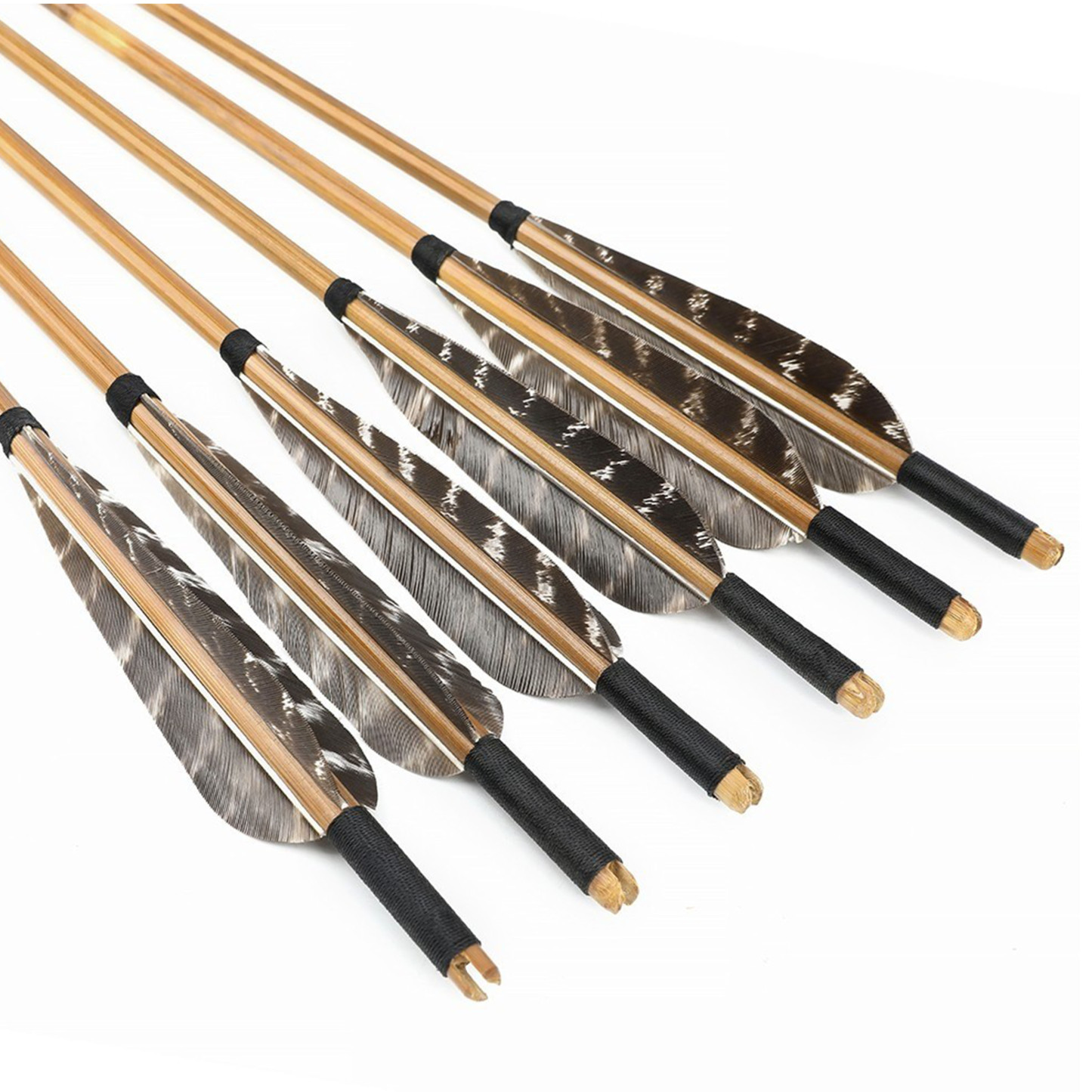 Natural Turkey Feather Right Left Wings DIY Arrows Fletching 50X