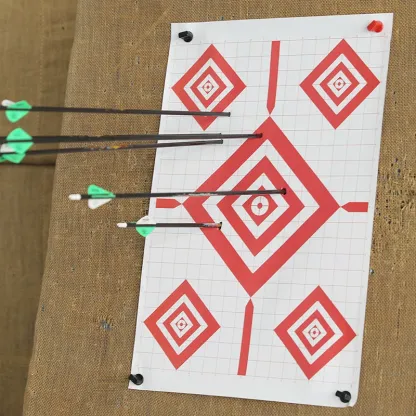 17x25" Archery Target Sheets Red Diamond Paper Targets for Shooting