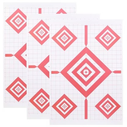 17x25" Archery Target Sheets Red Diamond Paper Targets for Shooting