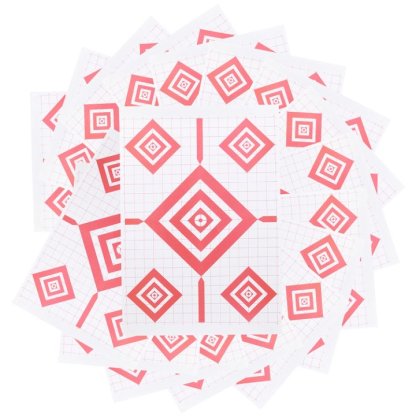 17x25" Archery Target Sheets Red Diamond Paper Targets for Shooting