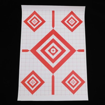 17x25" Archery Target Sheets Red Diamond Paper Targets for Shooting